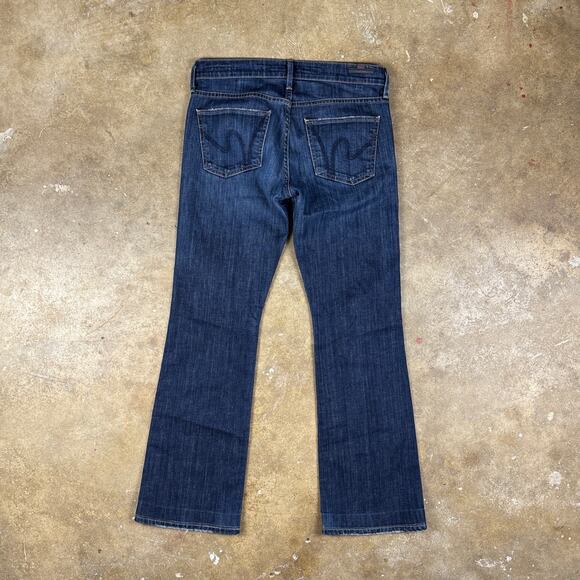 Citizens of Humanity Dita Jeans Womens 27 Petite Bootcut Leg Dark Wash USA - Picture 4 of 15